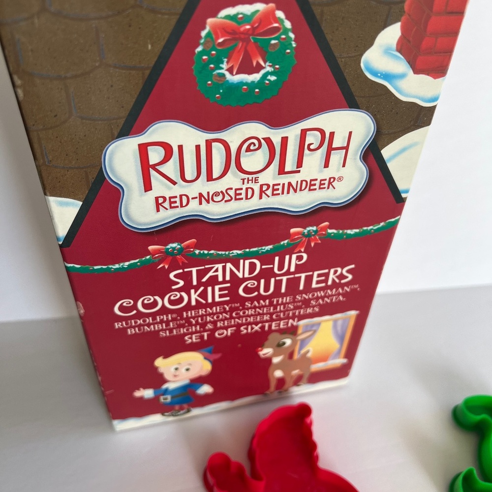 Rudolph The Red Nosed Reindeer 3D cookie cutters